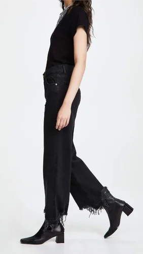 Miniatura 4 de DL1961 Jeans Hepburn de pierna ancha y tiro alto para mujer