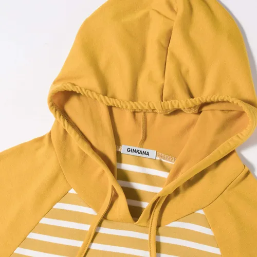 Miniatura 142 de GINKANA Sudadera con capucha para mujer, manga larga, lactancia materna, ropa casual