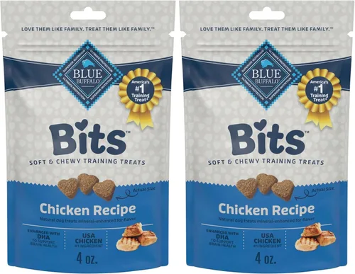 Miniatura 21 de Blue Buffalo Bits Golosinas Suaves para Perros para Entrenamiento, Hechas con Ingredientes Naturales y Mejoradas con DHA, Receta de Carne de Res