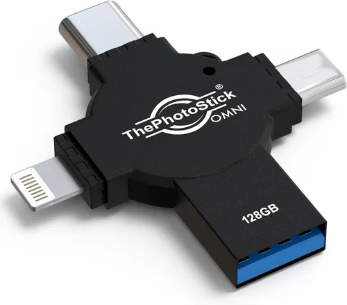 Miniatura 10 de ThePhotoStick® Omni X - 32GB - Copia de seguridad segura de fotos y video y transferencia Organización de archivos digitales Conexión USB