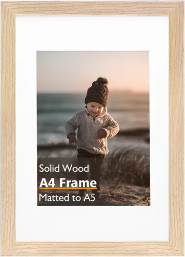 Miniatura 23 de KINLINK 3.5x5 Picture Frame, Ash Black Solid Wood Frame with Plexiglass for Table Top and Wall Mounting, Photo Frame for Horizontal or Vertical