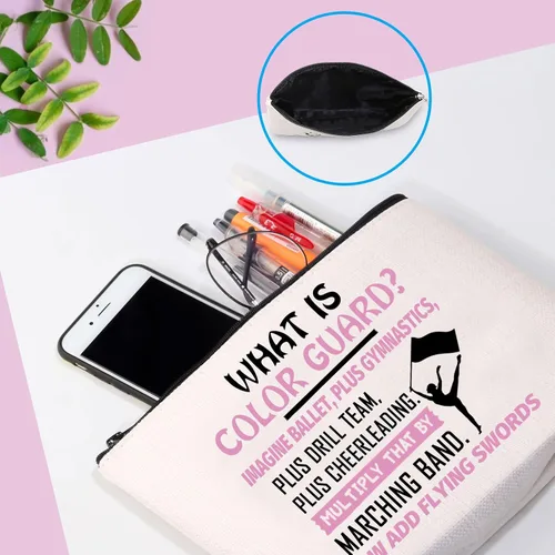Miniatura 5 de GJTIM Bolsa de maquillaje con protector de color, regalo de guardia de invierno, banda de marcha, regalo de graduación para personas mayores, Bolsa