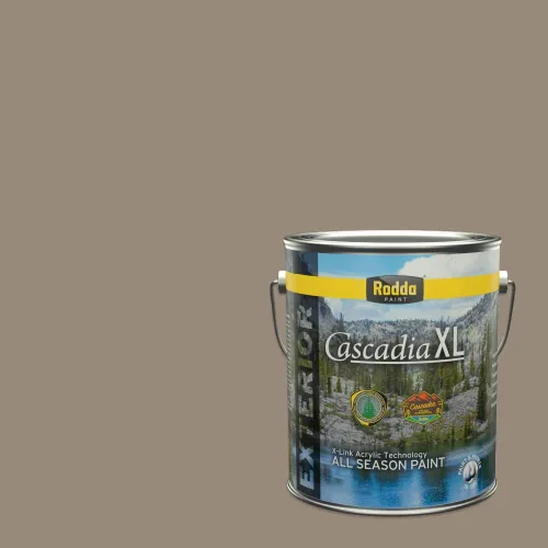 Miniatura 150 de Rodda Paint CASCADIA XL Pintura e imprimación satinada para exteriores en uno, cuarto de galón, Metropolis Mood