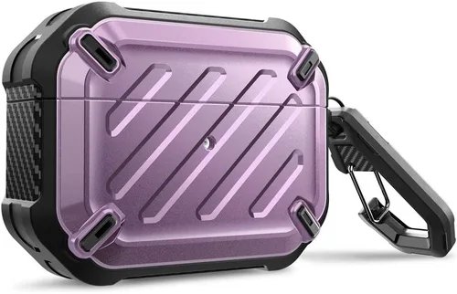Miniatura 8 de SupCase - Estuche para Airpods Pro Serie Pro Unicorn Beetle, resistente carcasa de protección completa con mosquetón para Airpods Pro de Apple Verde