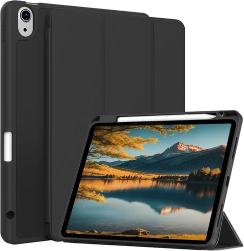 Miniatura 12 de Funda para iPad Air de 11 pulgadas M4/M3/M2 2026/2025/2024, iPad Air 5/4 (2022/2020 5ª/4ª generación de 10.9 pulgadas) con soporte para lápiz, Rosa