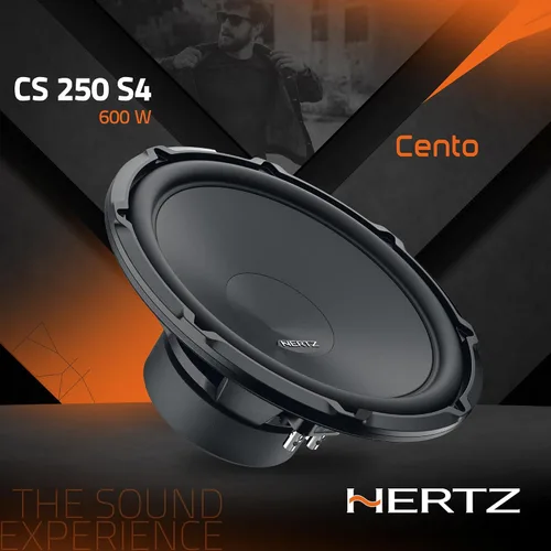 Miniatura 3 de HERTZ Cento Series CS-250-S4 Subwoofer SVC RMS de 4 ohmios de 10" (250 mm) 300 vatios