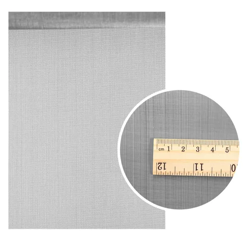 Miniatura 3 de 2 paquetes de alambre tejido de acero inoxidable 304, malla 120, malla fina, malla tejida de acero para malla de filtro, tela de filtración, 11.8 x