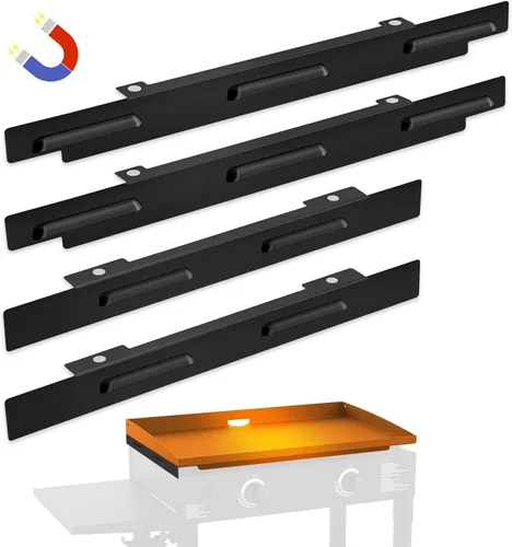 Protectores de viento para parrilla Blackstone de 36 pulgadas, pantalla magnética de acero inoxidable para parrilla Blackstone, accesorios de