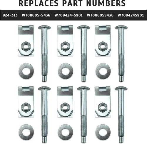 Miniatura 6 de Kit de tornillos de montaje para caja de camioneta compatible con Lincoln Mark LT F150 F250 Lobo 1997-2014 Reemplaza # 924-313 W708605S436