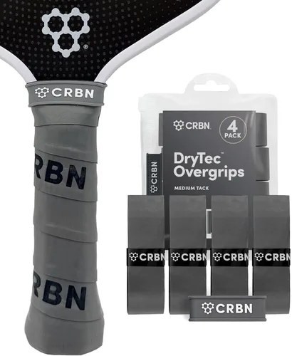 Miniatura 9 de CRBN Pickleball - Overgrips Drytec™ - Cinta adhesiva para pala de pickleball - Absorbe el impacto y la humedad - Pack de 4 Rojo - Paquete de 4