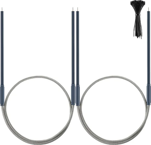 Miniatura 6 de Punta de calentador de drenaje 7/16 de diámetro, 115 V, 15 W, 25 pulgadas de largo, alambre calentador para refrigerador con 50 bridas