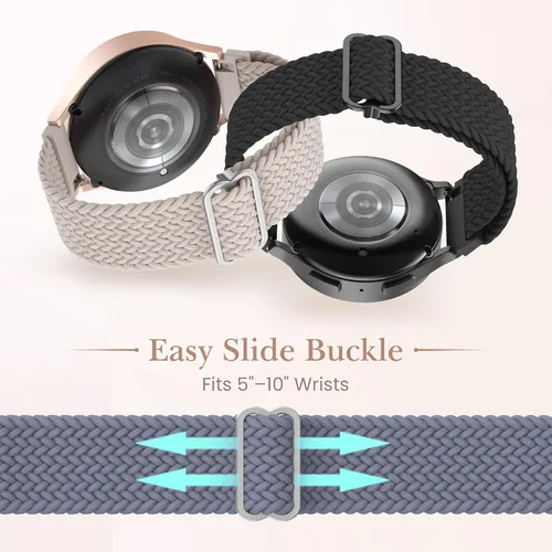 Miniatura 6 de Delidigi Bandas elásticas compatibles con Samsung Galaxy Watch 7/6/5/4 de 1.575 pulgadas, 1.732 pulgadas, Watch 6 Classic de 1.732 pulgadas, Watch 5