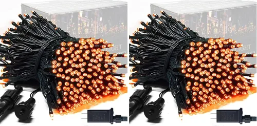 Miniatura 30 de JMEXSUSS Guirnalda de 250 luces LED que cambian de color, 11 modos, luces cálidas y multicolor para árbol de Navidad con luces de Navidad remotas al