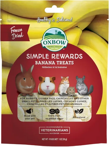 Miniatura 16 de Oxbow Animal Health Golosinas Vegetales Simples, Golosinas de Zanahorias y Pimiento para Conejos y Conejitos, Snack para Mascotas para Conejos