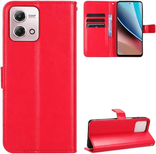 Miniatura 25 de Funda para Boost Mobile Celero 5G + Funda de piel con tapa para Boost Mobile Celero 5G Plus, color negro