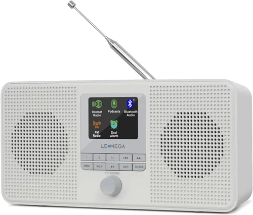 Miniatura 9 de LEMEGA IR4S Radio WiFi de Internet Estéreo, Radio Digital FM, Spotify Connect, Altavoz Bluetooth, Reloj de Alarma Dual, 40 Preajustes, Salida