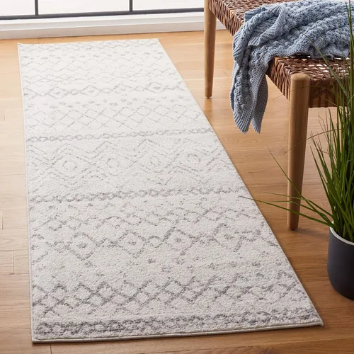 Miniatura 42 de SAFAVIEH Madison Collection - Alfombra decorativa de 2 x 3 pies, color marfil y carbón, diseño marroquí bohemio envejecido, no desprende pelusa