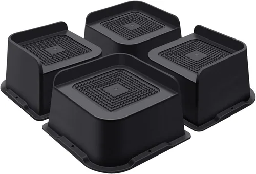 Miniatura 36 de ANNKUT Elevadores de cama de 1 pulgada resistentes, elevadores de muebles para cama, escritorio, mesa, sofá, sofá, elevadores de cama de gran
