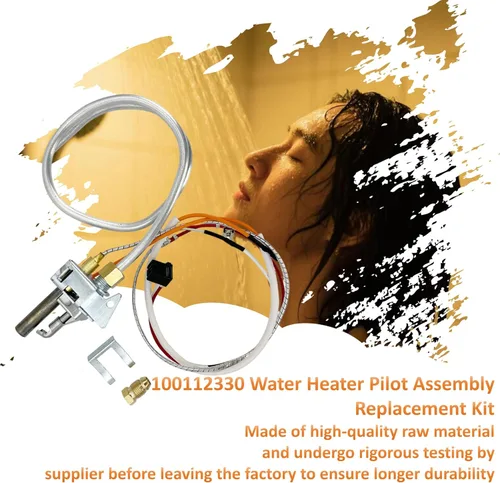Miniatura 3 de Funcionamiento de Calentamiento a Largo Plazo 100112330 Conjunto de Piloto de Calentador de Agua de Gas Thermopile de Reliance Compatible