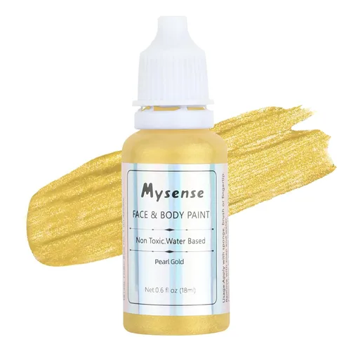Miniatura 29 de Mysense Pintura facial corporal púrpura pastel, pintura facial lavable a base de agua, pintura corporal crema no tóxica para adultos y niños