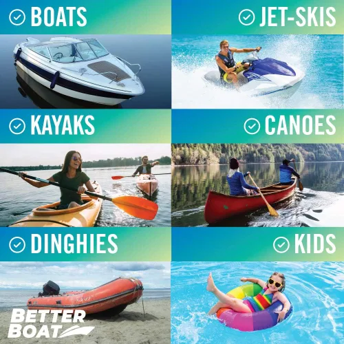 Miniatura 6 de Remo plegable de plástico telescópico, kayak, moto acuática, rafting, mini paletas de canoa, flotadores de tubo, accesorios de seguridad para remo