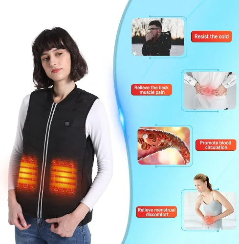 Miniatura 4 de Heated Vest for Men Women with Battery Pack Included USB Electric Heating Vest Rechargeable Lightweight Warming vests