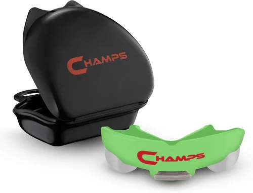 Miniatura 12 de Champs MMA Protector Bucal Transpirable para Boxeo, MMA, Jiu Jitsu, Muay Thai, Lucha Libre y Deportes de Combate – Diseño de Fácil Ajuste, Hervir