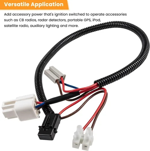 Miniatura 3 de Adaptador de corriente de 12 voltios para Jeep Wrangler JL JLU Unlimited y Gladiator JT 2018-2020 2021 2022 2023 2024 2025 y para Jeep Wrangler JK