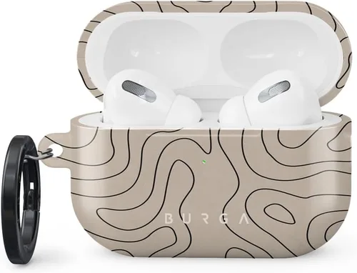 Miniatura 13 de Burga Funda para Airpods Pro 2 2022, compatible con Apple AirPods, funda protectora de plástico rígido, accesorios elegantes para teléfonos