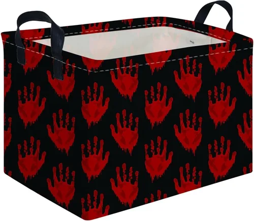 Miniatura 21 de FXOLCSHE - Canasta rectangular rosa de alpaca, canasta de lavandería impermeable plegable para guardería, canasta de juguetes para habitación