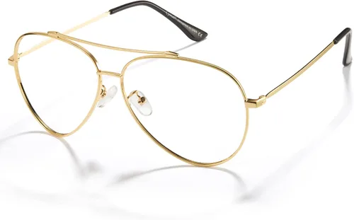 Miniatura 10 de Cyxus Davos French Ma-con Style Aviator Glasses Blue Light Blocking Eyeglasses for Computer UV Protection Anti Eyestrain 8805