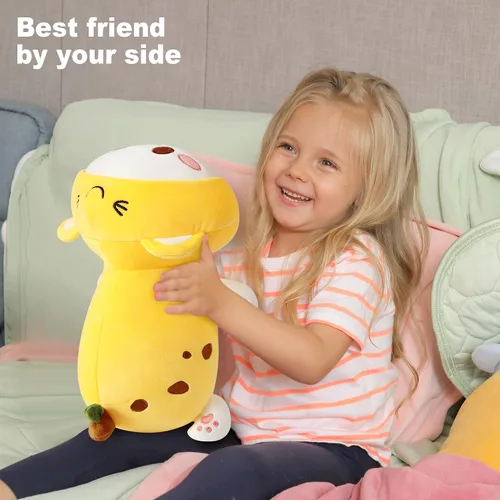 Miniatura 8 de Onsoyours - Lindo gatito plátano gato de peluche juguete de peluche suave almohada de felpa plátano para niños (gato plátano, 30 cm)