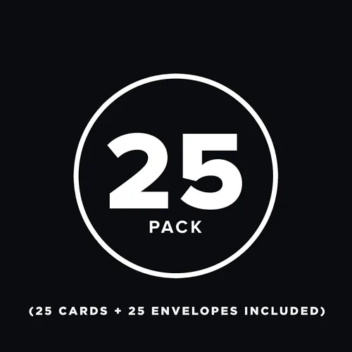 Miniatura 6 de Bliss Collections Tarjetas de felicitación navideñas con sobres, diseño navideño plegado/tienda de campaña de 4 x 6 pulgadas en dorado y negro