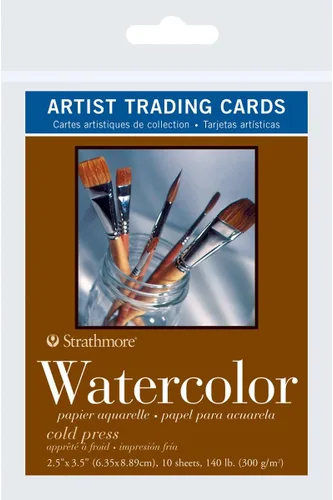 Strathmore (105-904 Serie 400 Tarjetas de Artista para Acuarela, Superficie de Presión en Frío, 10 Hojas