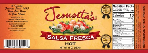 Jesusita's Salsa Fresca Caliente