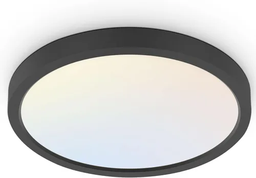 Miniatura 16 de hykolity – Luz LED redonda plana de 9 pulgadas con temperatura de color seleccionable (CCT), 18W, 1800 lúmenes, 3000K/4000K/5000K, luz de techo