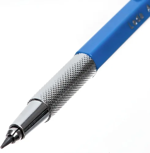Miniatura 7 de Leda Art Supply - Juego de lápices mecánicos con 12 unidades 5B con grafito de repuesto y tajador para dibujos perfectos