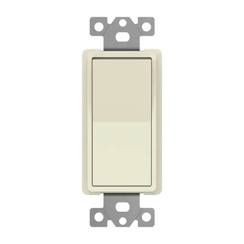 Miniatura 13 de ENERLITES Interruptor de luz de paleta decorativa de 3 vías, acabado brillante, un solo polo o tres vías, 3 cables, tornillo de puesta a tierra