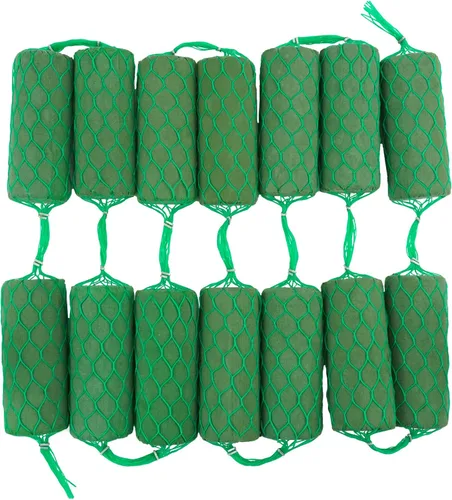 Prashent Guirnalda de espuma húmeda floral de 9.2 pies para flores frescas, espuma húmeda floral para decoración del hogar, jardín, boda, puerta de