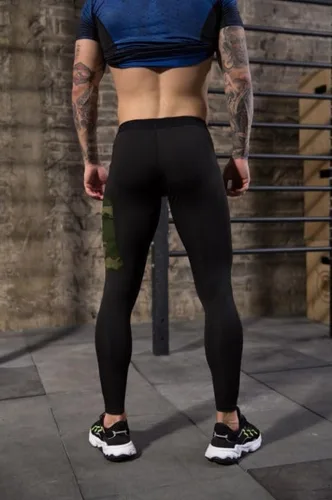 Miniatura 3 de 1 Pack Men's Compression Pants Cool Dry Athletic Workout Running Tights Leggings with Pocket
