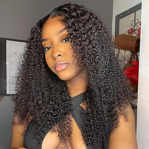 Miniatura 14 de Paquetes de cabello afro rizado y kinky, extensiones de cabello humano de 8 pulgadas, tejido rizado sin procesar, doble entretejido, virgen