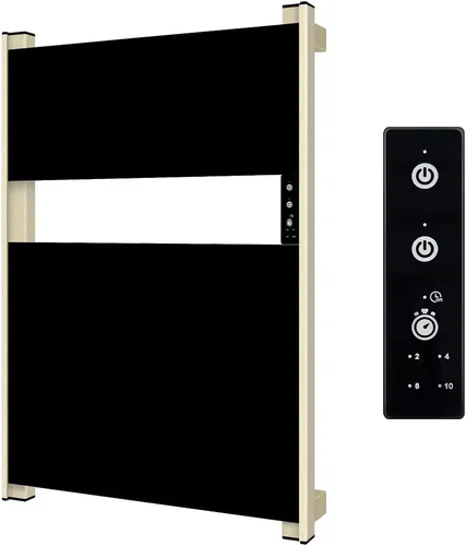 Miniatura 10 de Toallero térmico para baño, calentador de toallas con temporizador montado en la pared, calentador de toallas eléctrico, calentador de toallas