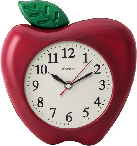 Miniatura 3 de Westclox Reloj de pared Apple tridimensional de 10" - Modelo #38038A