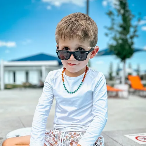 Miniatura 72 de Lentes de sol polarizados de goma elastómero termoplástico (TPEE) flexible, para niñas y niños de 3 a 9 años