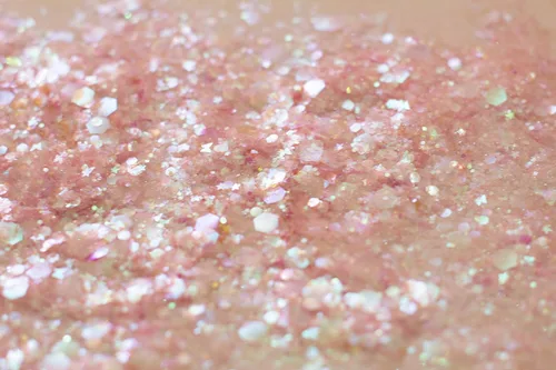Miniatura 3 de KARIZMA Iridescent Purpurina holográfica iridiscente Purpurina gruesa de 0.35 onzas para la cara, el cabello, los ojos y el cuerpo, para mujer.
