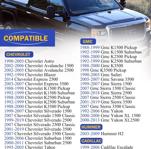 Miniatura 2 de K80631 Enlaces de extremo de barra estabilizadora delantera para Chevy Silverado Tahoe Avalanche Express/GMC Sierra Yukon/Cadillac Escalade K700539