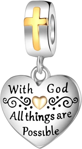 LUXILLA Abalorio de plata de ley 925 para madre, hija, abuela, para familia, amor, madre, hija, abuela, para pulseras, collares, dijes, abalorios,