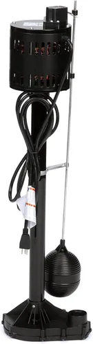 Miniatura 6 de Star 5CHD ½ HP Bomba de sumidero de pedestal de hierro fundido con interruptor de varilla flotante de encendido/apagado ajustable, bomba de columna