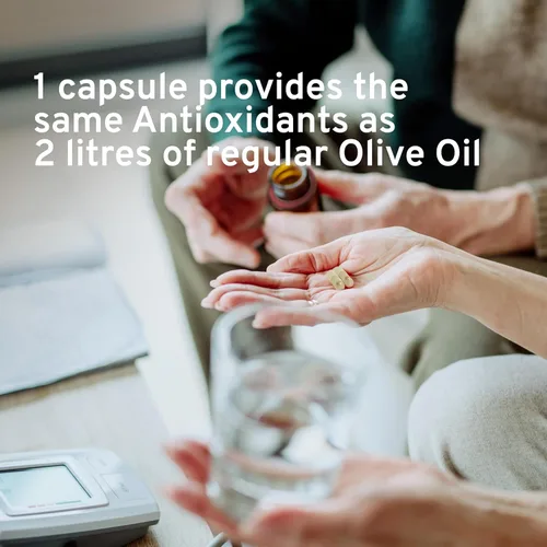 Miniatura 7 de Cápsulas de extracto de hoja de olivo orgánico Olivie Force/Rich Suplemento de polifenol antioxidante para adultos Suplemento de apoyo