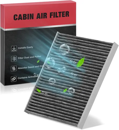 Miniatura 10 de BDFHYK 2 filtros de aire de cabina CF10136 con carbón activado compatibles con Chevy Uplander 2005-2009, Venture 2001-2005, compatibles con Buick